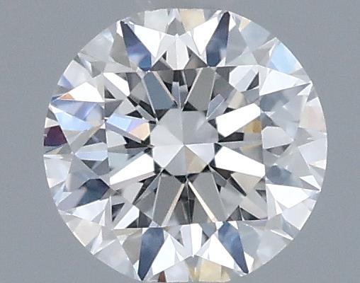 Actual 0.33 carat D Round lab-grown diamond