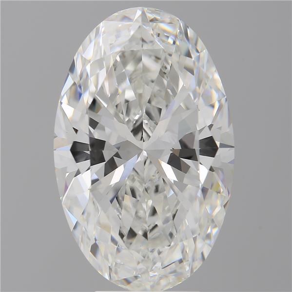 6.60 ct. oval Lab Grown Diamond front image