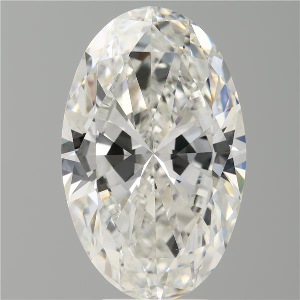 6.54 ct. oval Lab Grown Diamond front image