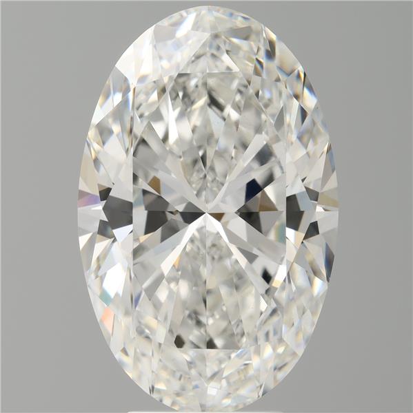 6.10 ct. oval Lab Grown Diamond front image