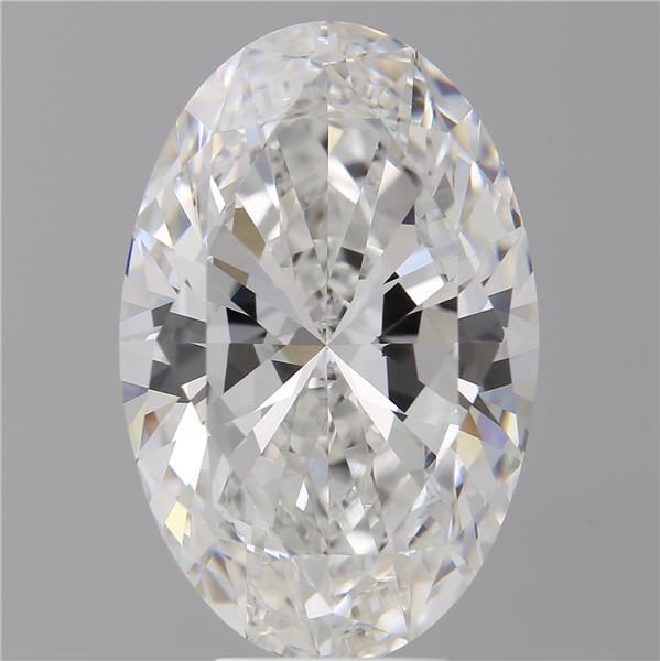 7.03 ct. oval Lab Grown Diamond front image