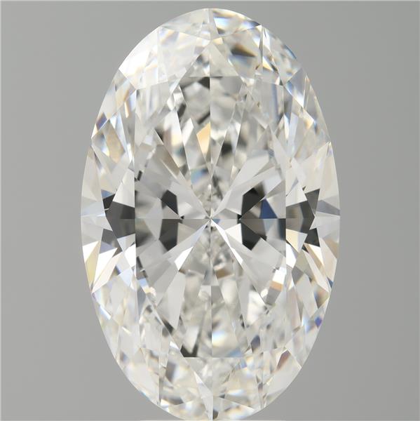 7.08 ct. oval Lab Grown Diamond front image