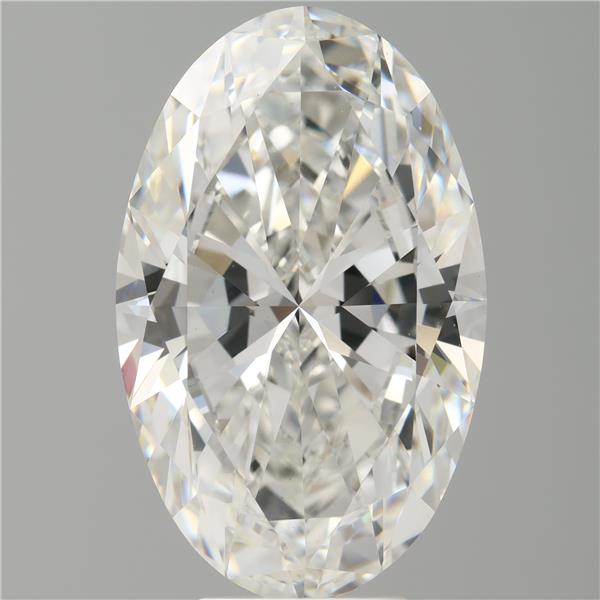 7.09 ct. oval Lab Grown Diamond front image