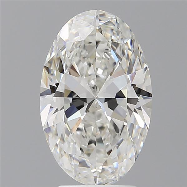 3.57 ct. oval Lab Grown Diamond front image