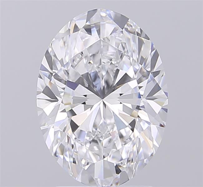 3.01 ct. oval Lab Grown Diamond front image