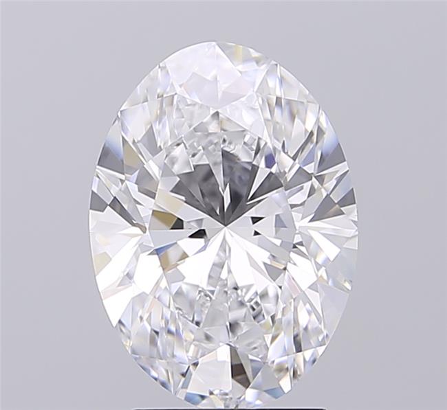 3.01 ct. oval Lab Grown Diamond front image