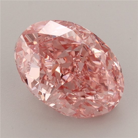 3.67 ct. oval Lab Grown Diamond front image