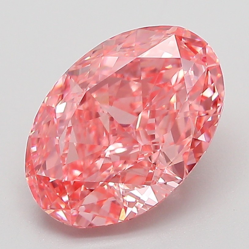 3.01 ct. oval Lab Grown Diamond front image