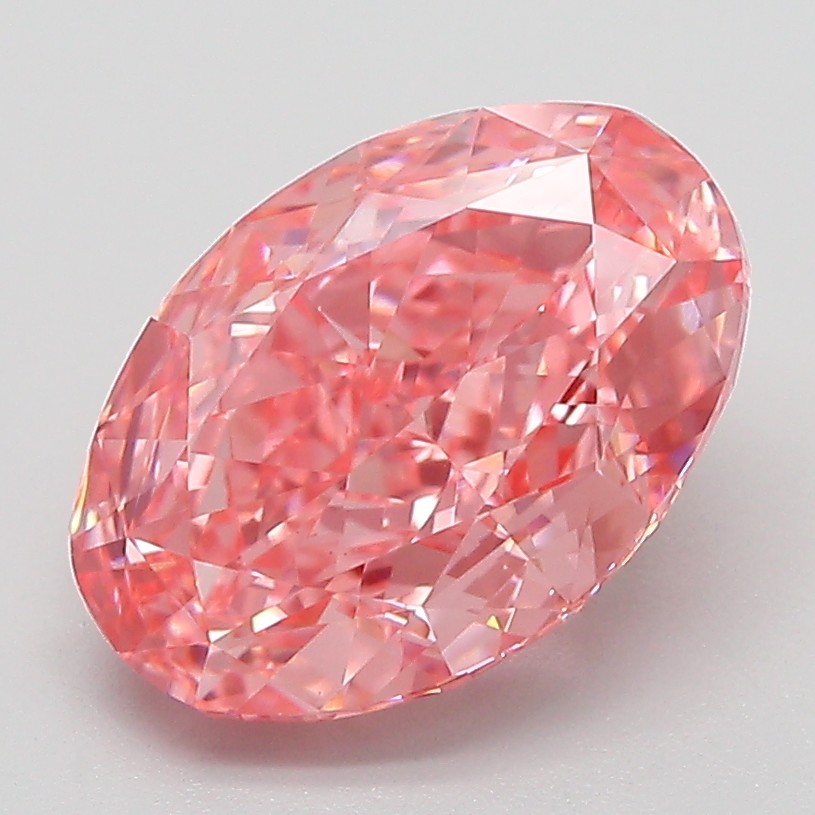 3.07 ct. oval Lab Grown Diamond front image