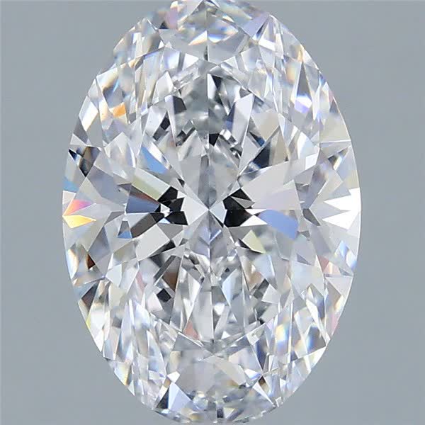 2.98 ct. oval Lab Grown Diamond front image
