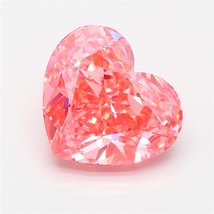 7.53 ct. heart Lab Grown Diamond front image