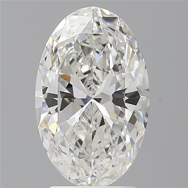 3.04 ct. oval Lab Grown Diamond front image