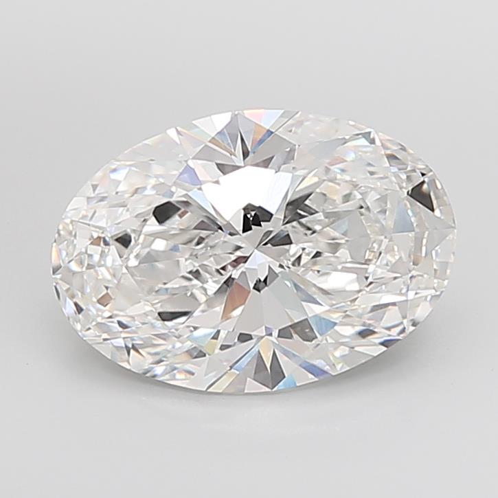 7.09 ct. oval Lab Grown Diamond front image