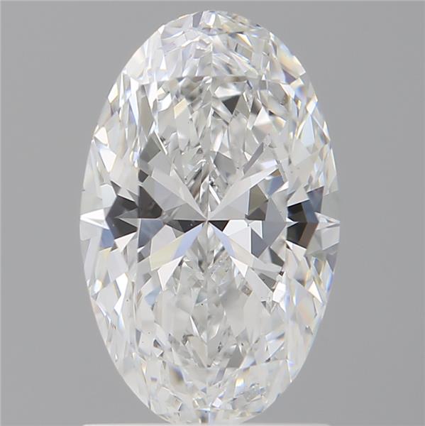1.58 ct. oval Lab Grown Diamond front image