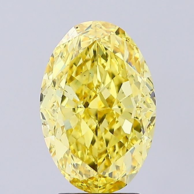 3.73 ct. oval Lab Grown Diamond front image