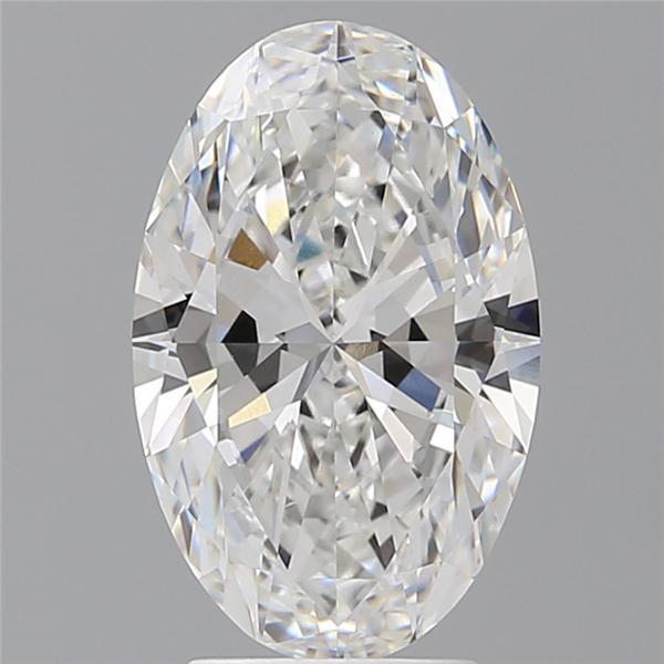 3.50 ct. oval Lab Grown Diamond front image