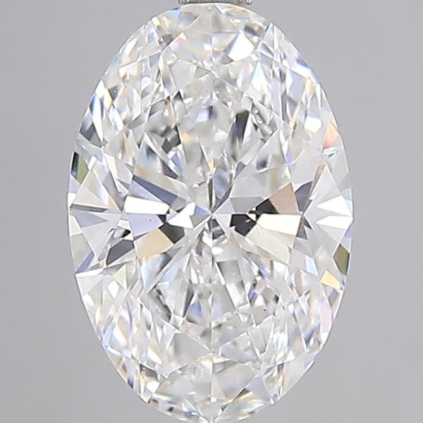 3.50 ct. oval Lab Grown Diamond front image