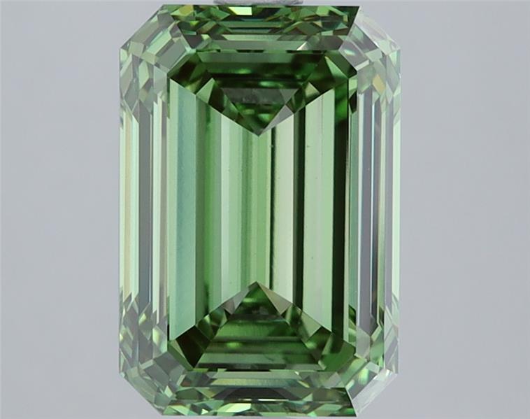 3.02 ct. emerald Lab Grown Diamond front image