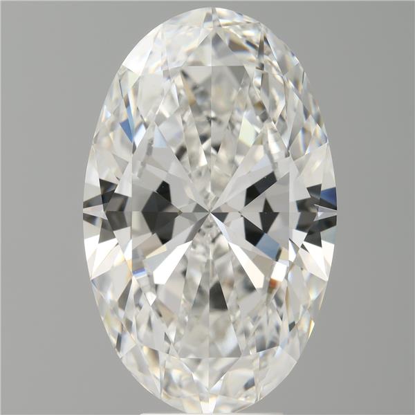 7.03 ct. oval Lab Grown Diamond front image