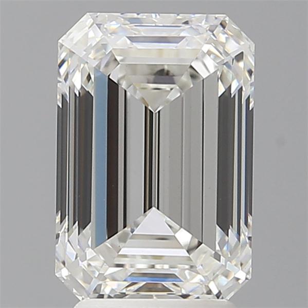 3.58 ct. emerald Lab Grown Diamond front image
