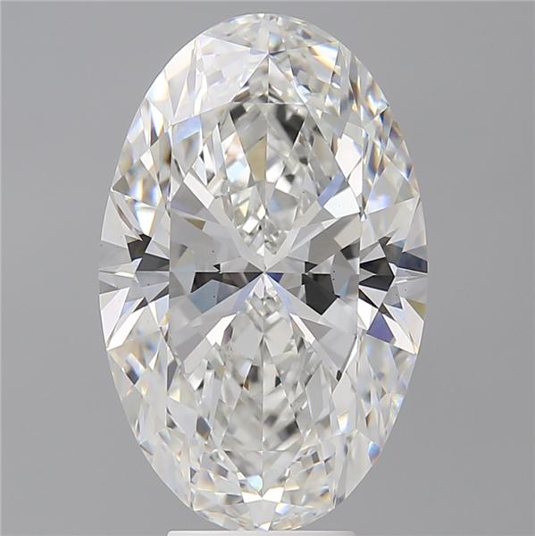 7.10 ct. oval Lab Grown Diamond front image
