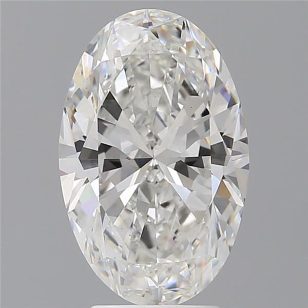 4.10 ct. oval Lab Grown Diamond front image