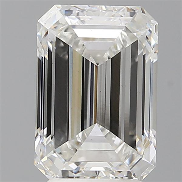 3.50 ct. emerald Lab Grown Diamond front image