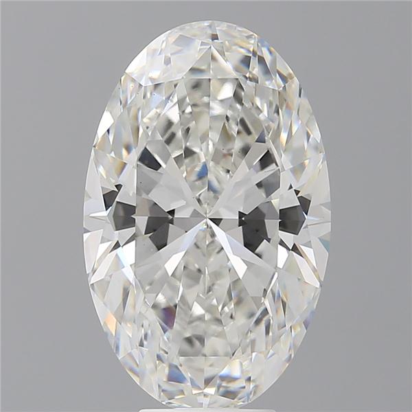 7.59 ct. oval Lab Grown Diamond front image