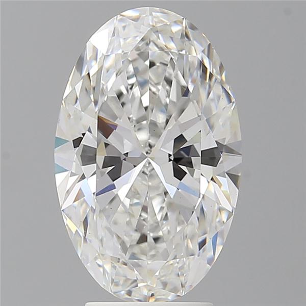 4.05 ct. oval Lab Grown Diamond front image