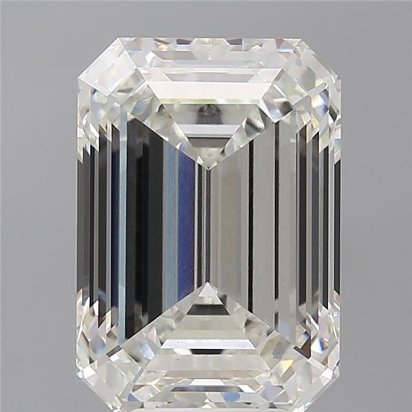 6.55 ct. emerald Lab Grown Diamond front image