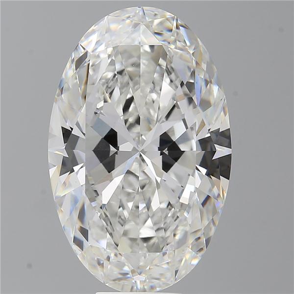 12.03 ct. oval Lab Grown Diamond front image