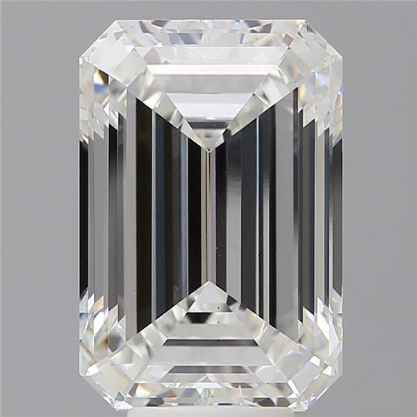 8.09 ct. emerald Lab Grown Diamond front image