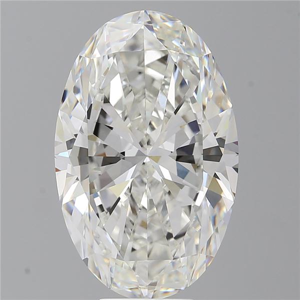 9.60 ct. oval Four Prong Ring in 14kt white gold diamond image