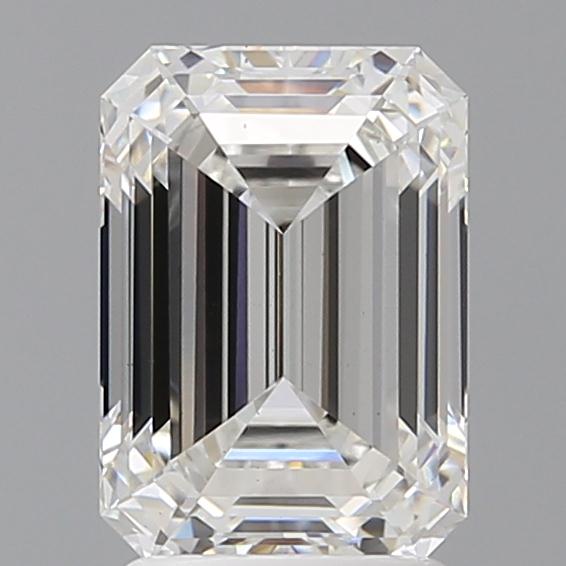 2.57 ct. emerald Lab Grown Diamond front image