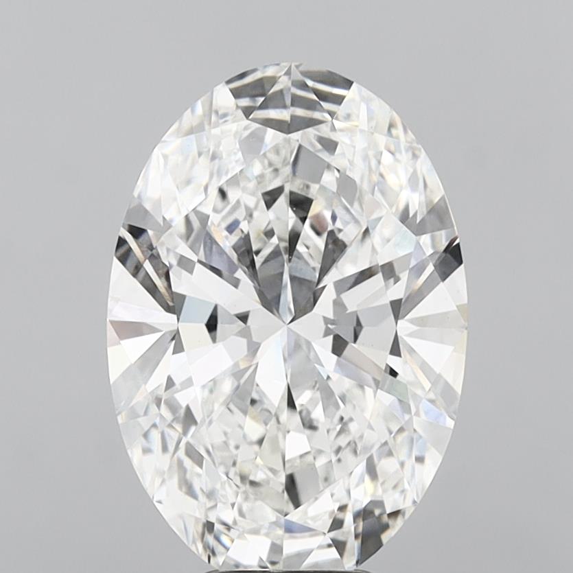 7.02 ct. oval Lab Grown Diamond front image