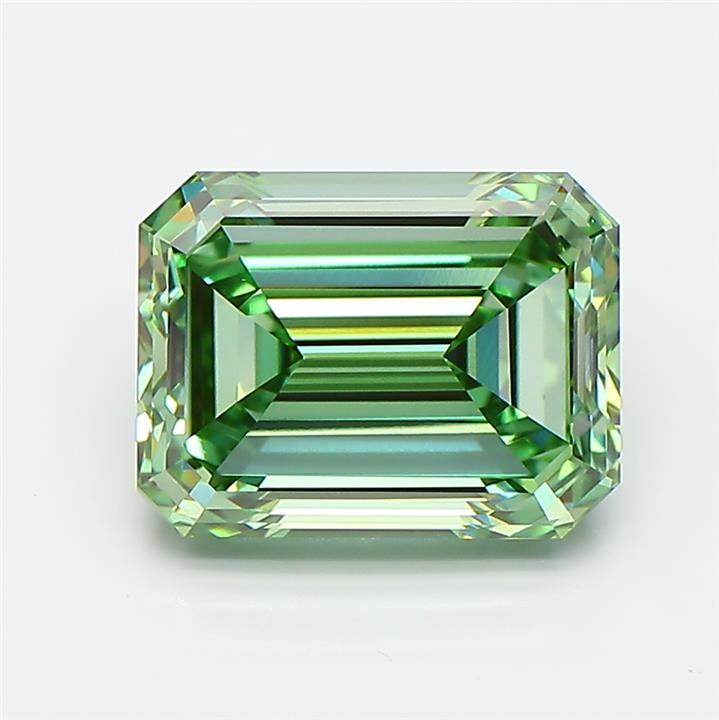 3.01 ct. emerald Lab Grown Diamond front image