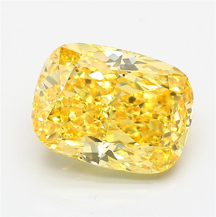 6.51 ct. cushion Lab Grown Diamond front image