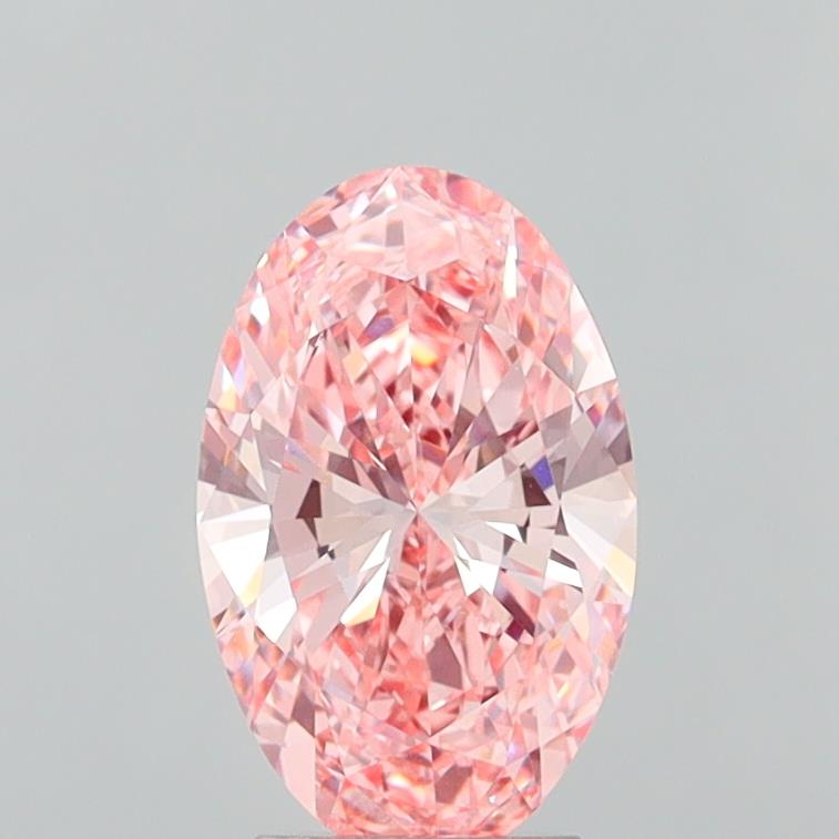 3.02 ct. oval Lab Grown Diamond front image