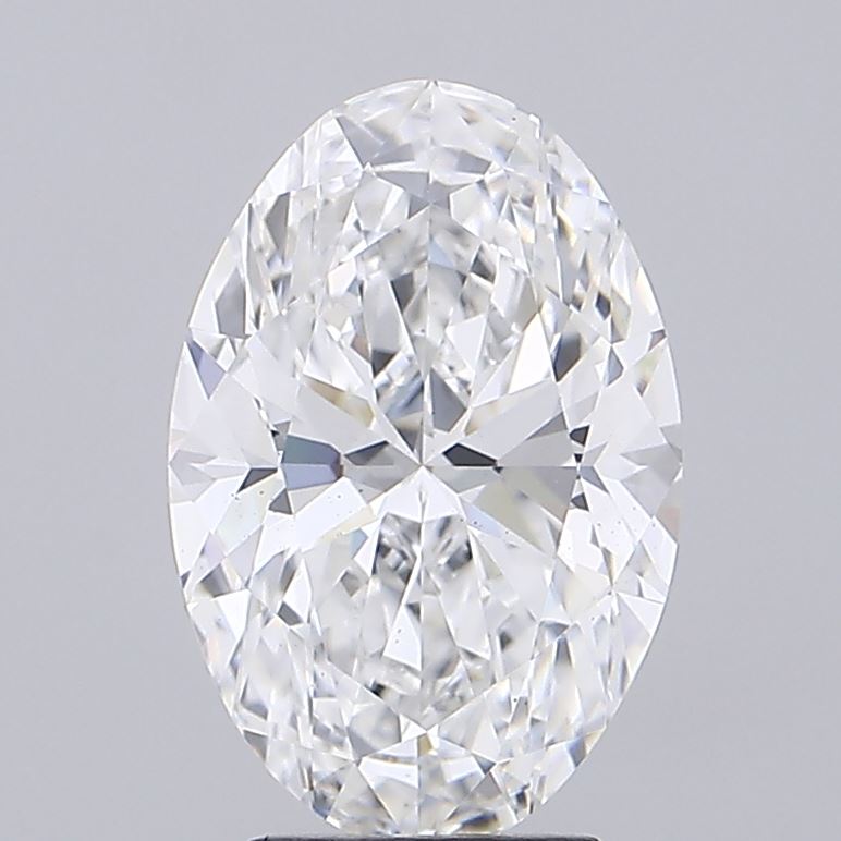 4.02 ct. oval Lab Grown Diamond front image