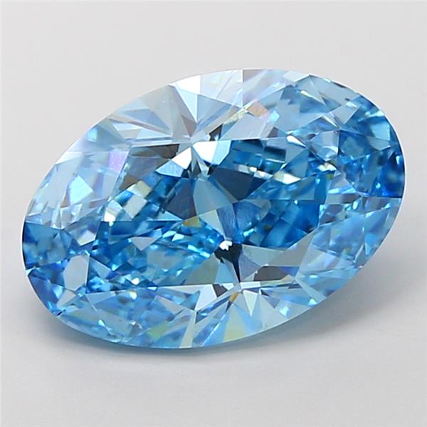 5.02 ct. oval Lab Grown Diamond front image