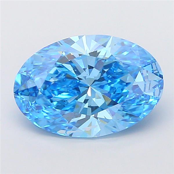 5.07 ct. oval Lab Grown Diamond front image