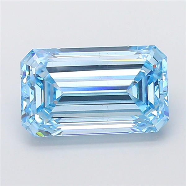 5.51 ct. emerald Lab Grown Diamond front image