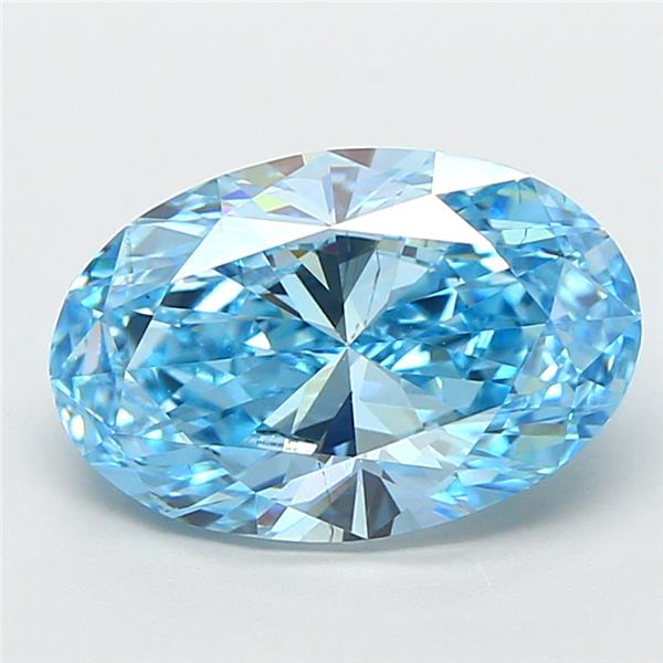 3.02 ct. oval Lab Grown Diamond front image
