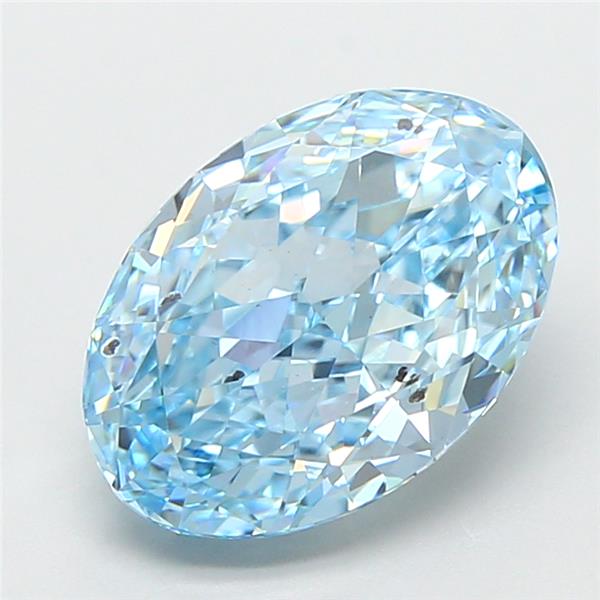 3.07 ct. oval Lab Grown Diamond front image