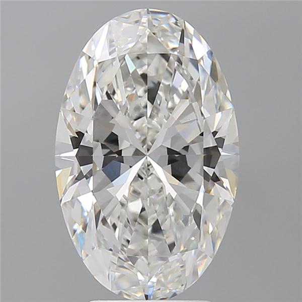 4.10 ct. oval Lab Grown Diamond front image
