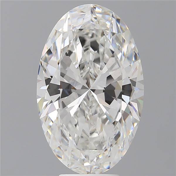 7.60 ct. oval Lab Grown Diamond front image