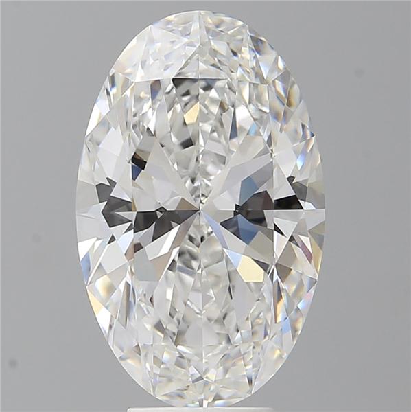 6.56 ct. oval Lab Grown Diamond front image