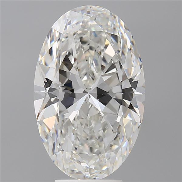 6.06 ct. oval Lab Grown Diamond front image