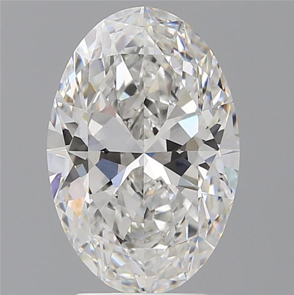 3.55 ct. oval Lab Grown Diamond front image