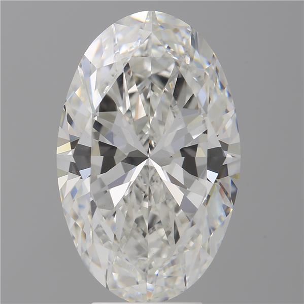 6.08 ct. oval Lab Grown Diamond front image